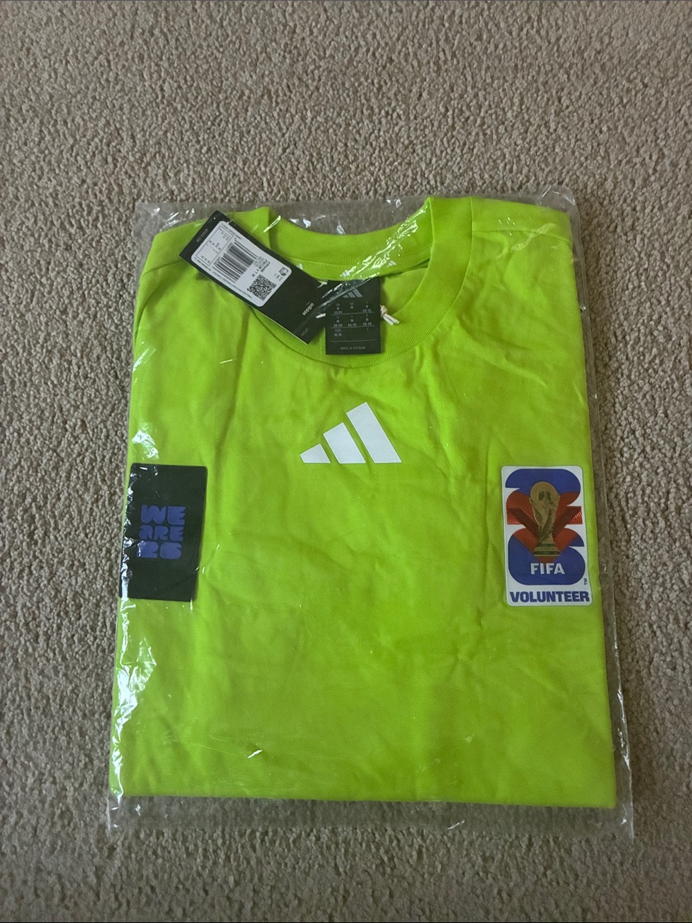 Adidas NWT FIFA World Cup 2026 volunteer t shirt